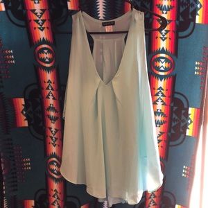Teal formal tank top. Only worn a few times